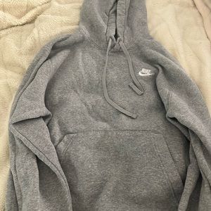 grey nike hoodie